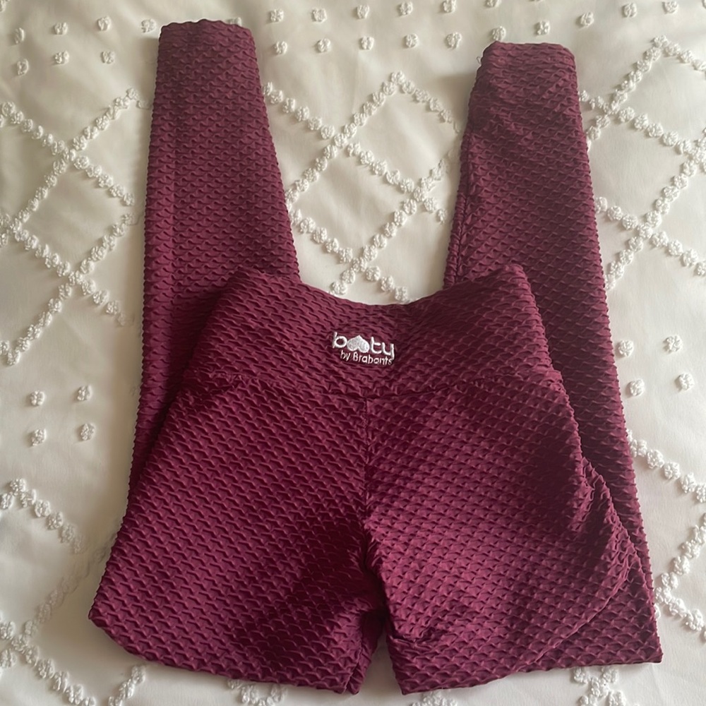 Booty By Brabants Croco Burnt Rose Leggings - Picture 4 of 7